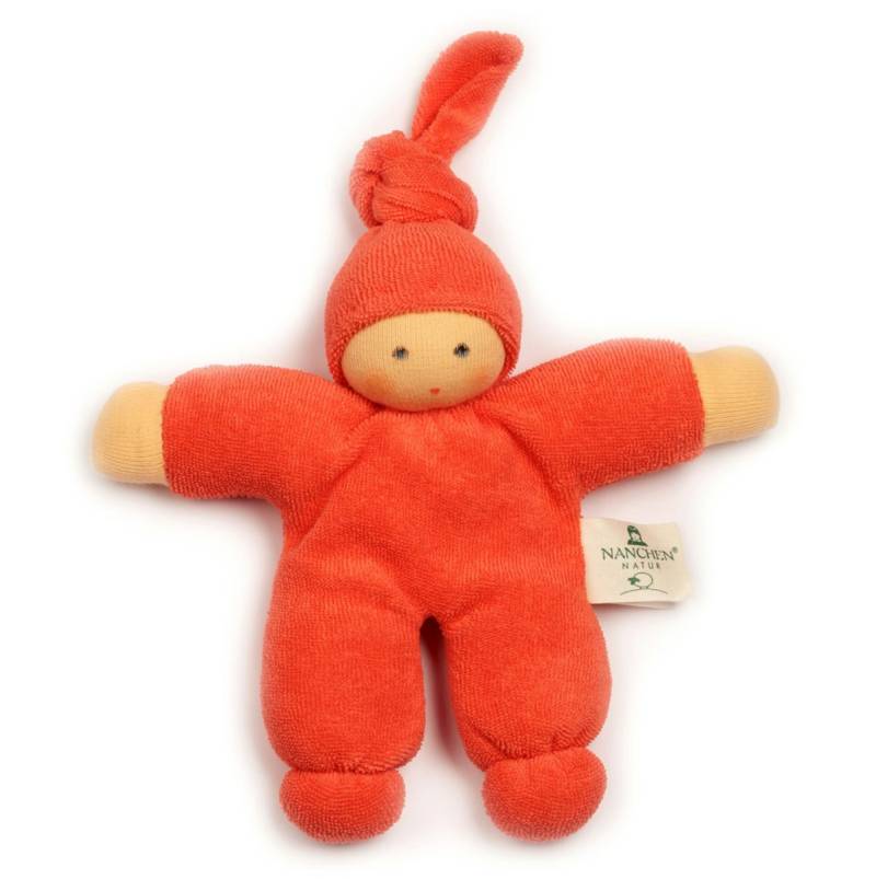 Klassiker! Frottee-Pimpel - koralle