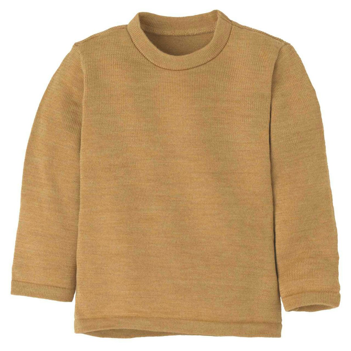 Klassischer Strick Pullover karamell 110/116