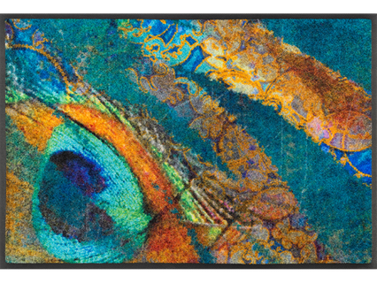 Kleen-Tex - Kleen-Tex wash+dry Design Teppich „Exotic Pavo“