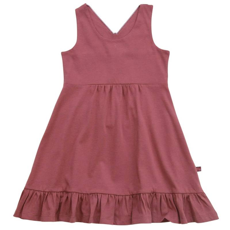 Kleid Schmetterling-Aufnäher altrosa 104