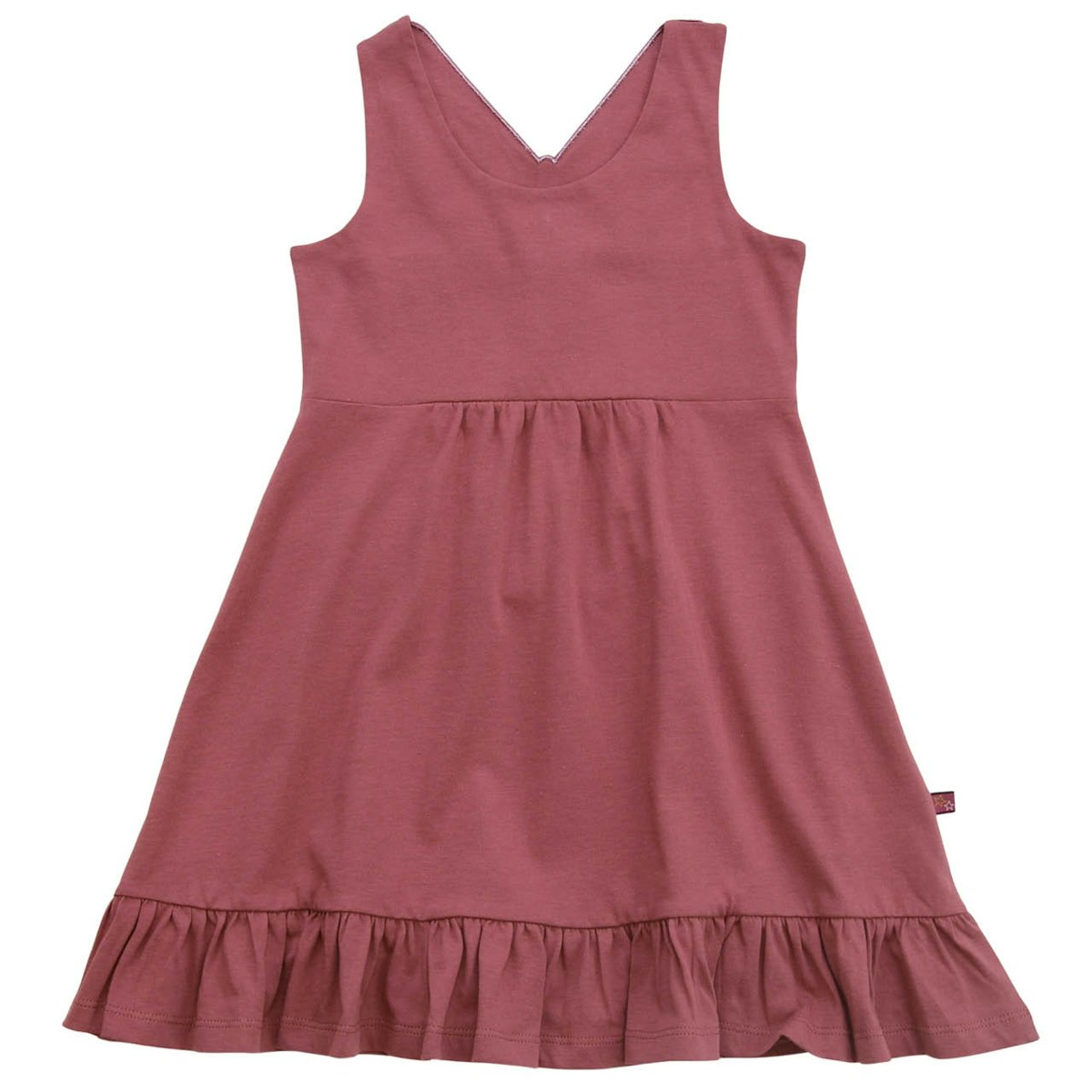 Kleid Schmetterling-Aufnäher altrosa 110