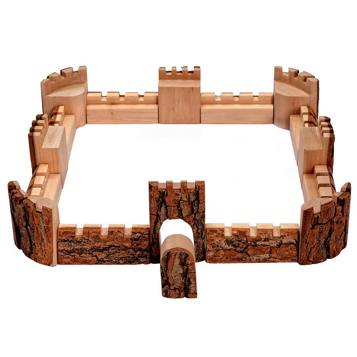 Kleine Ritterburg 16 Teile -  Burgmauern 4,3 cm hoch