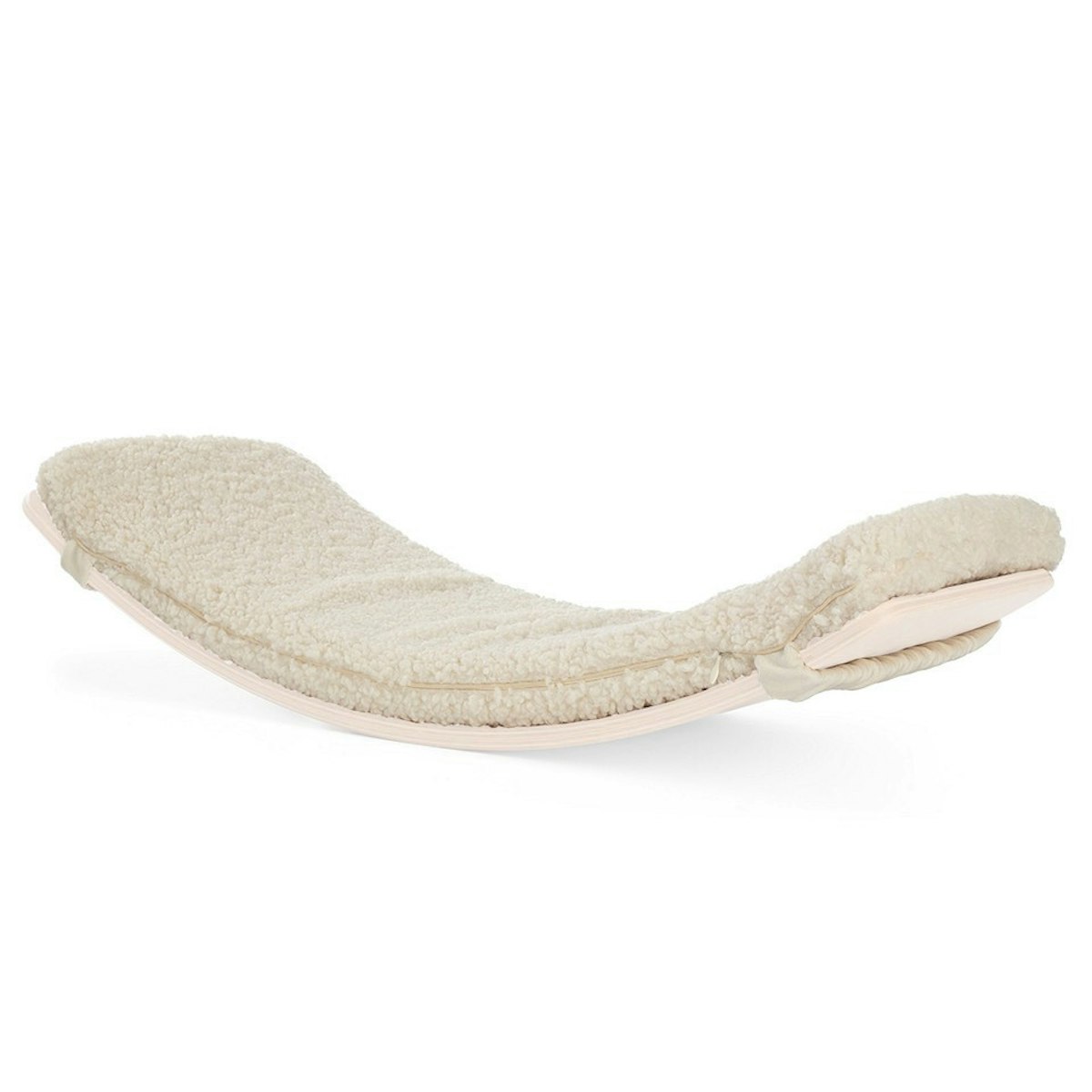 Kleine Wobbel Teddy Auflage Starter uni beige 75cm