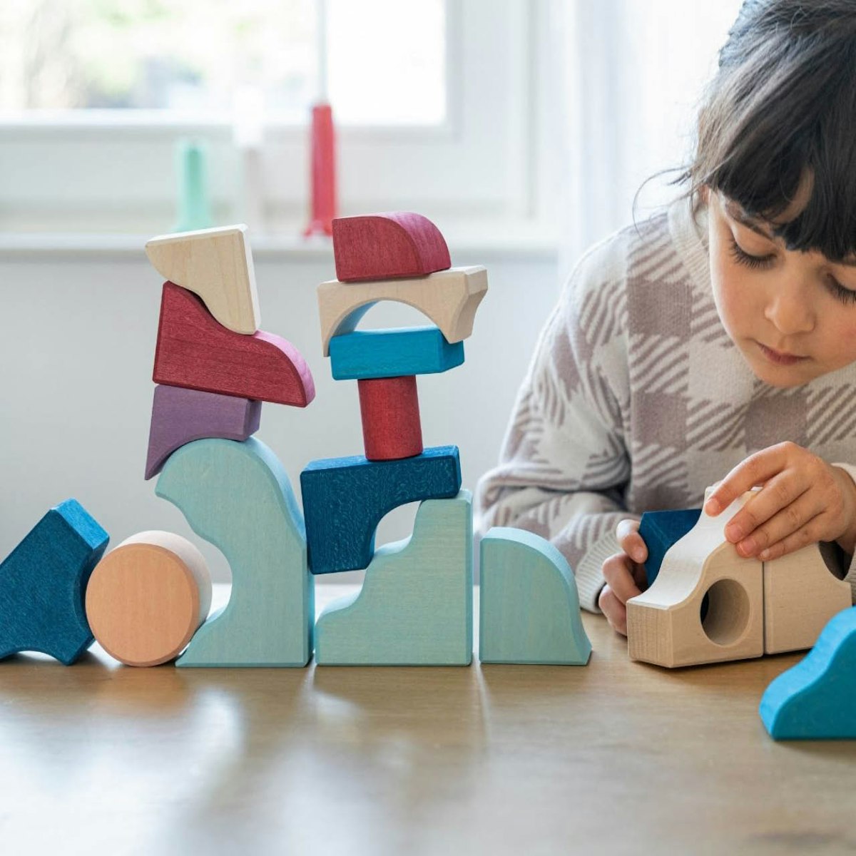 Kleiner Baukasten Waves 22 Elemente im Rahmen Kleiner Baukasten Waves 22 Elemente im Rahmen