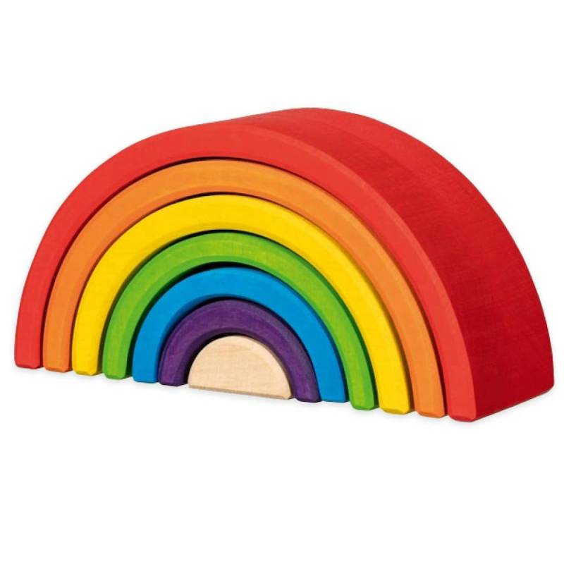 Kleiner Regenbogen Bausteine 7 teilig 19 cm