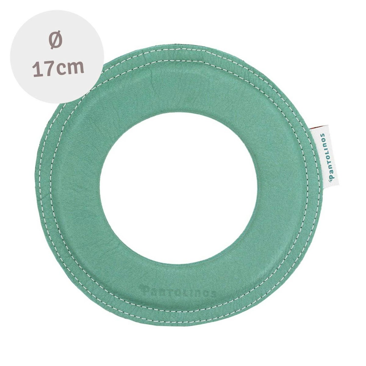 Kleiner super weicher Wurfring LOOP Frisbee distel-grün
