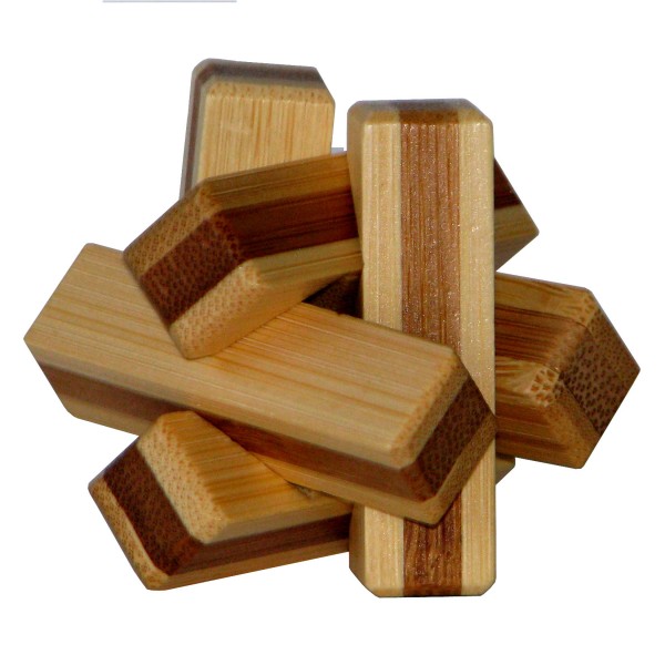 Kleines Bambus Puzzle "Firewood" Kleines Bambus Puzzle "Firewood"