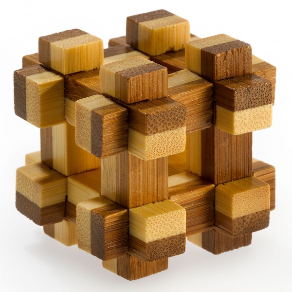 Kleines Bambus Puzzle "Prison House" Kleines Bambus Puzzle "Prison House"