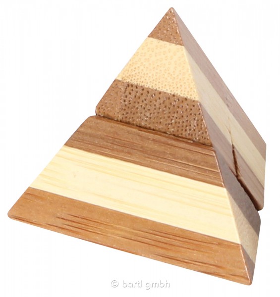 Kleines Bambus Puzzle "Pyramid" Kleines Bambus Puzzle "Pyramid"