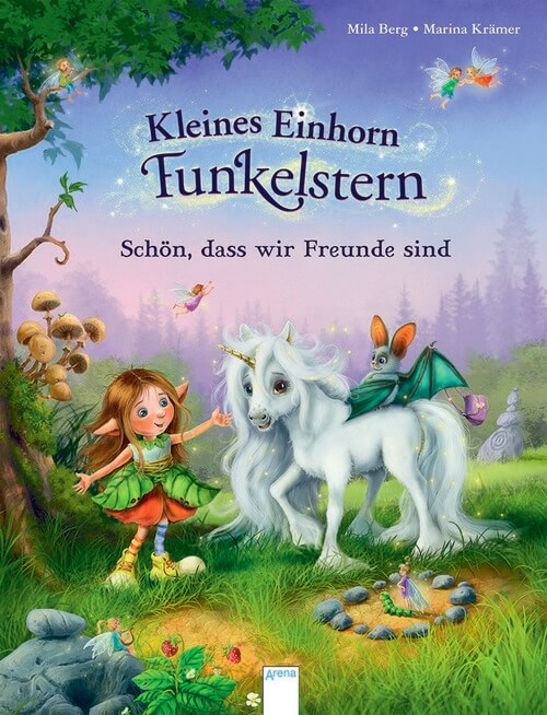 Kleines Einhorn Funkelstern - Schön, dass wir Freunde sind