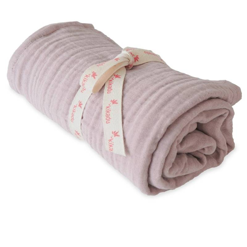 Kleines Musselin Tuch 80x80cm rose