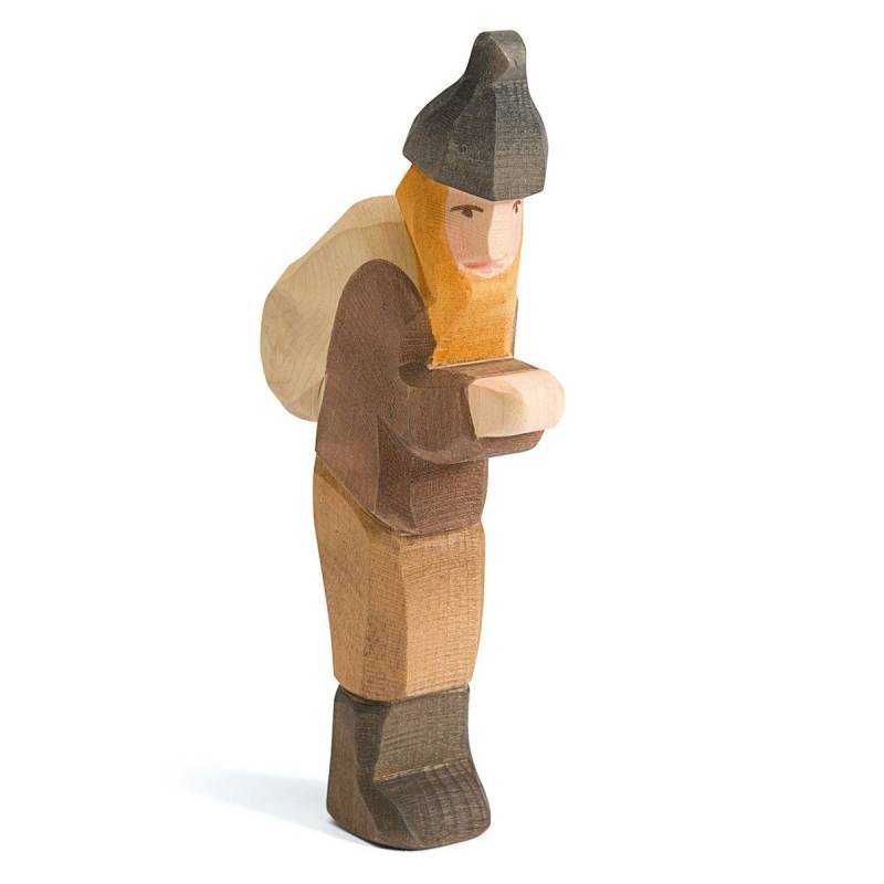 Knecht Ruprecht Holzfigur 17 cm Knecht Ruprecht Holzfigur 17 cm
