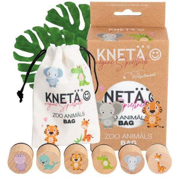 Knetä - KNETÄ_ Holzstempel Set ZOO ANIMÄLS
