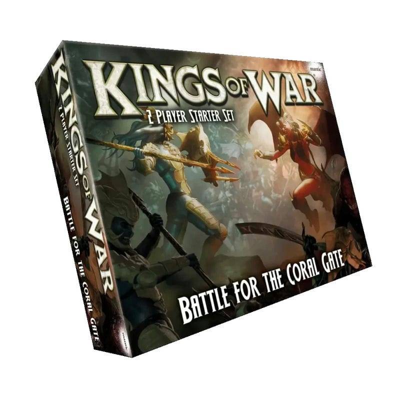 KoW Battle for the Coral Gate 2-Player Starter Set Kings of War Mantic Games