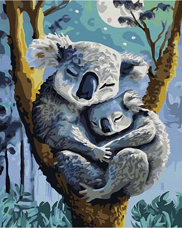 Koala mit Baby Koala mit Baby
