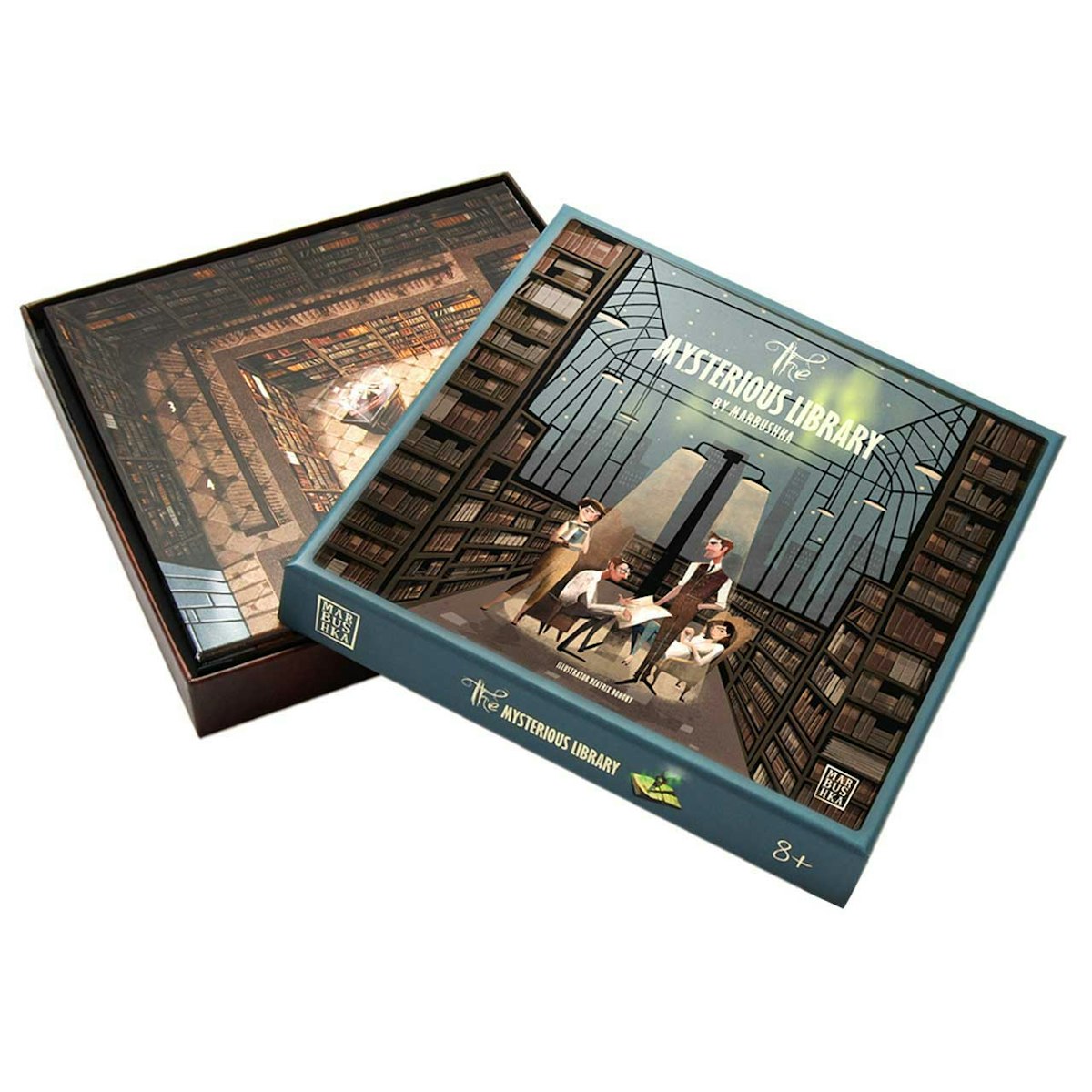 Kooperatives Brettspiel Mysterious Library (8-99 Jahre)