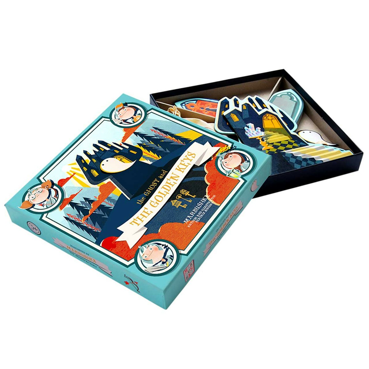 Kooperatives Brettspiel The Golden Keys (5-99 Jahre)