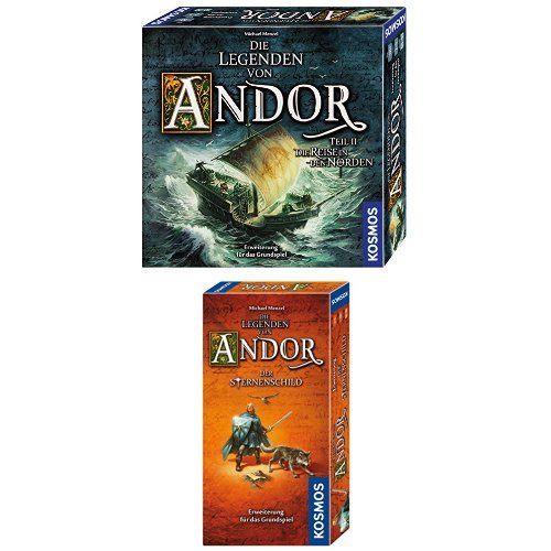 Kosmos - Die Legenden von Andor - Teil II Die Reise in den Norden - Erweiterung + Kosmos 691936 - Die Legenden von Andor - Erweiterung Der Sternenschild, Strategiespiel