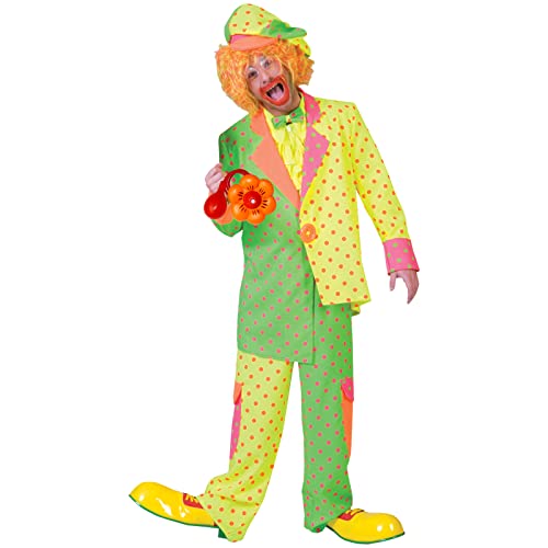 Kostüm Clown Gr. 56/58 Clownkostüm Clownskostüm Harlekin Kostüm Fasching Karneval von Spassprofi