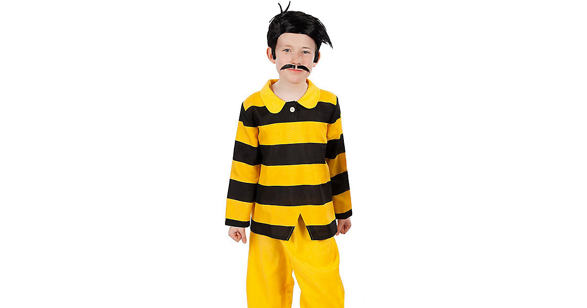 "Kostüm ""Lucky Luke"" Die Daltons, 2-tlg." schwarz/gelb Gr. 110/116 Jungen Kinder "Kostüm ""Lucky Luke"" Die Daltons, 2-tlg." schwarz/gelb Gr. 110/116 Jungen Kinder von Maskworld