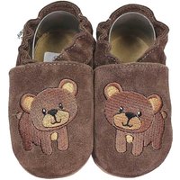 Krabbelschuhe Bär dunkelbraun