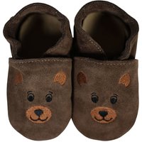 Krabbelschuhe Bärchen braun