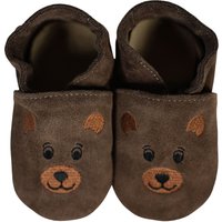 Krabbelschuhe Bärchen braun