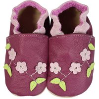 Krabbelschuhe Kirschblüten lila