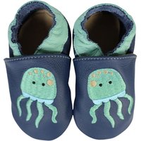 Krabbelschuhe Qualle dunkelblau