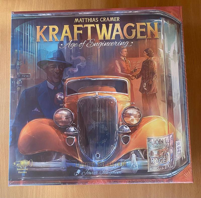 Kraftwagen: Age of Engineering + Upgraded Wooden Tokens (engl.)