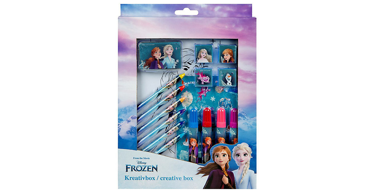 Kreativbox Malen-Stickern-Stempeln Disney Die Eiskönigin, 35-tlg. bunt Modell 3 von UNDERCOVER