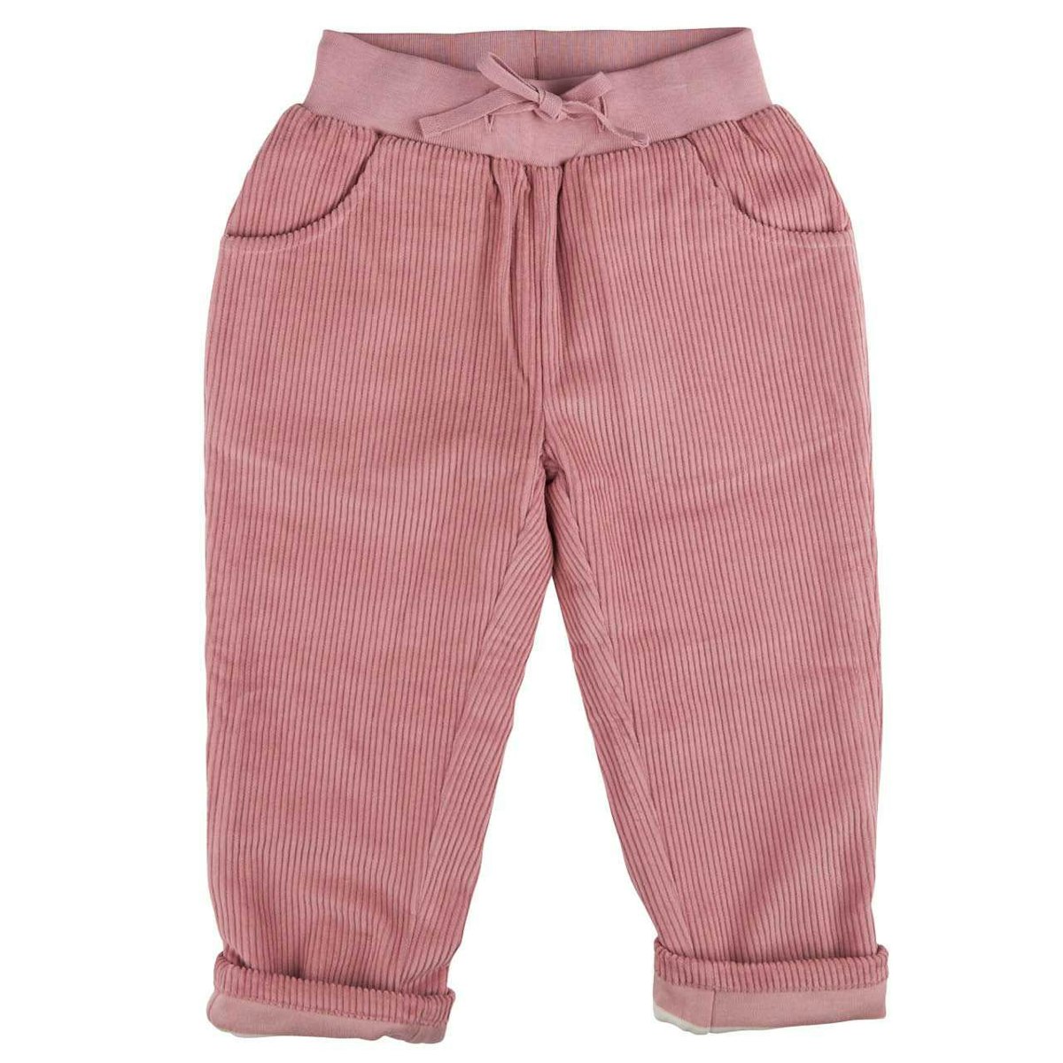 Krempelhose Cord warm pink 80