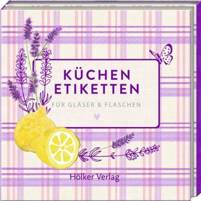 Küchenetiketten - Lavendel (Küchenpapeterie)