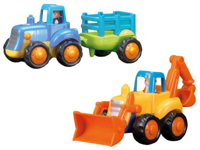 Kuenen - Bagger / Traktor Friktionsfahrzeug ca 16cm Kuenen - Bagger / Traktor Friktionsfahrzeug ca 16cm