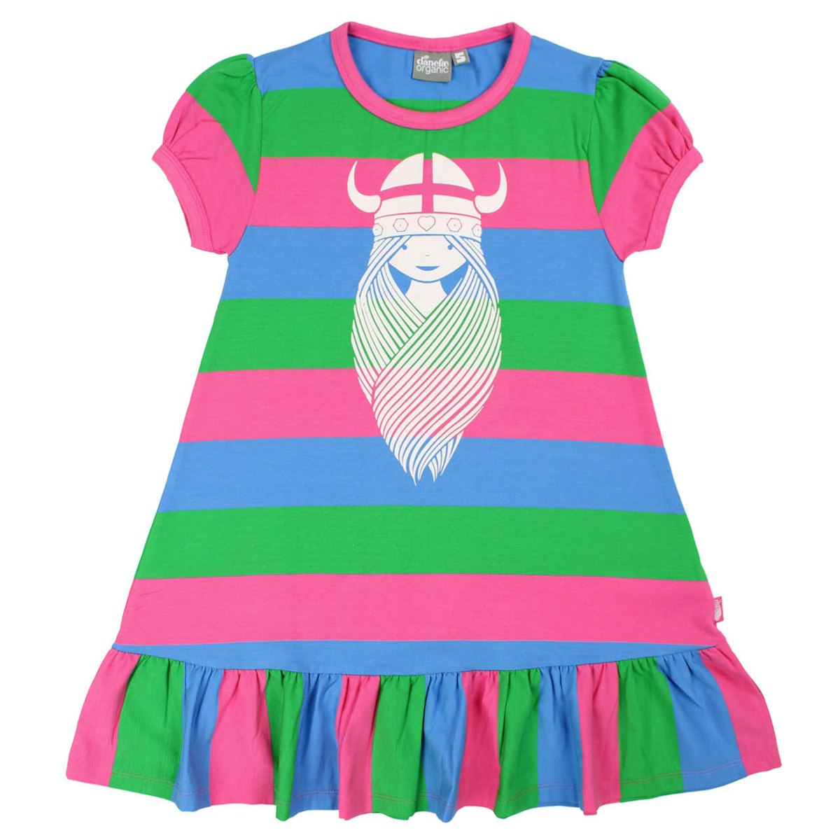 Kurzarm Kleidchen Wikinger Mädchen 128