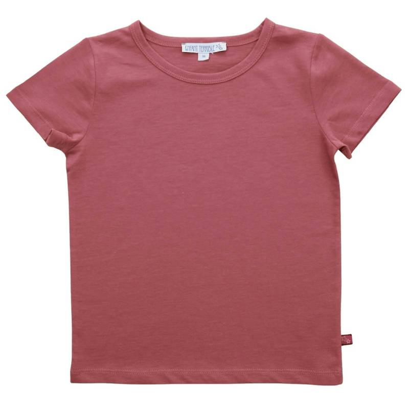 Kurzarm Shirt uni altrosa 104