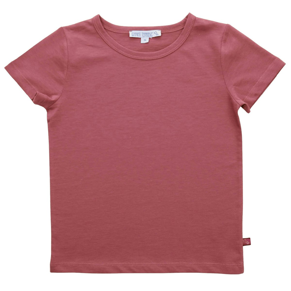 Kurzarm Shirt uni altrosa 110