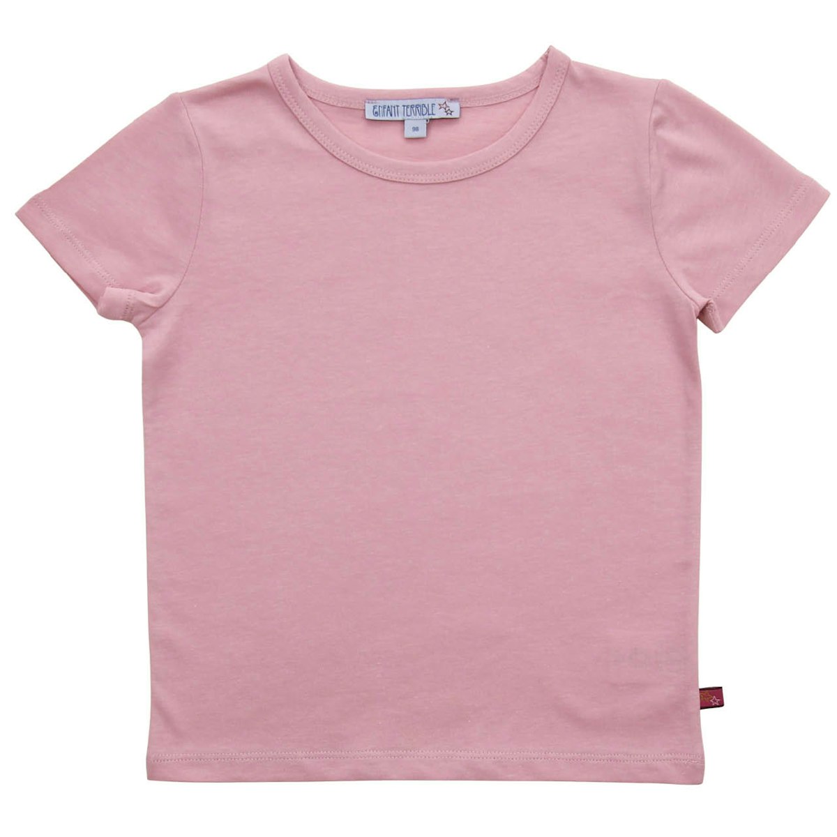 Kurzarm Shirt uni rosenholz 104