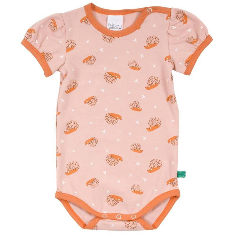 Kurzarmbody Igel in rosa 68
