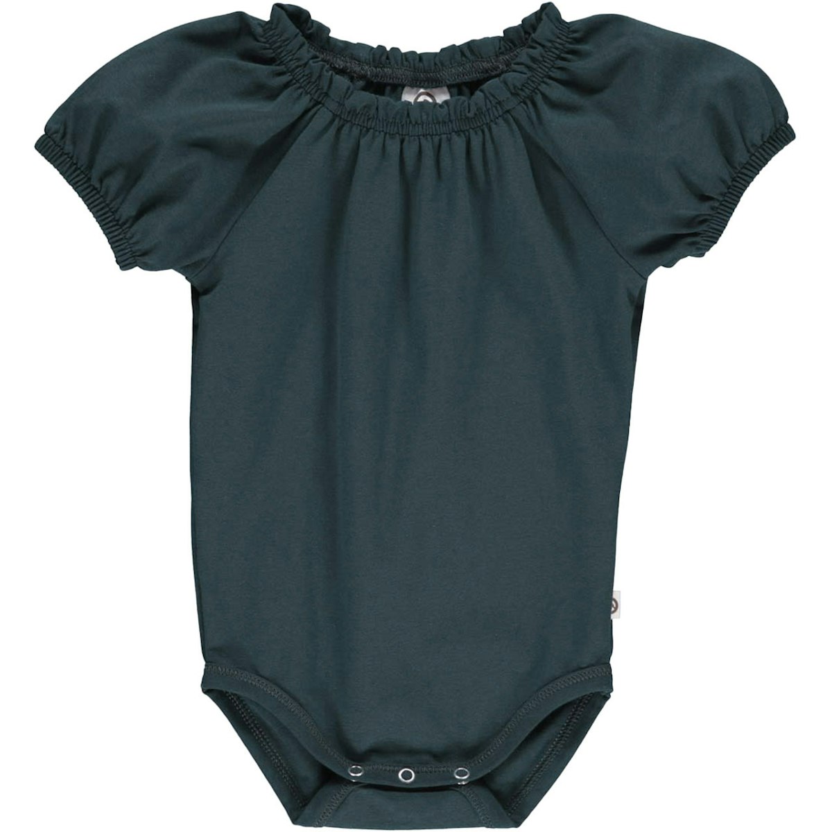 Kurzarmbody Puffärmelchen komplett elastischem Kopfbereich navy 62