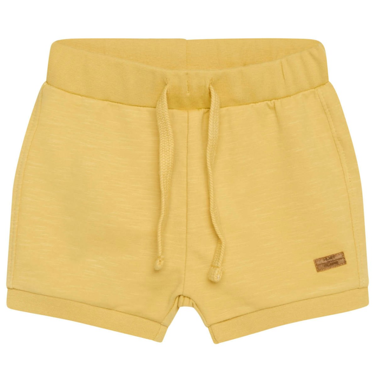 Kurze Babyshorts sonnengelb Bündchen 80