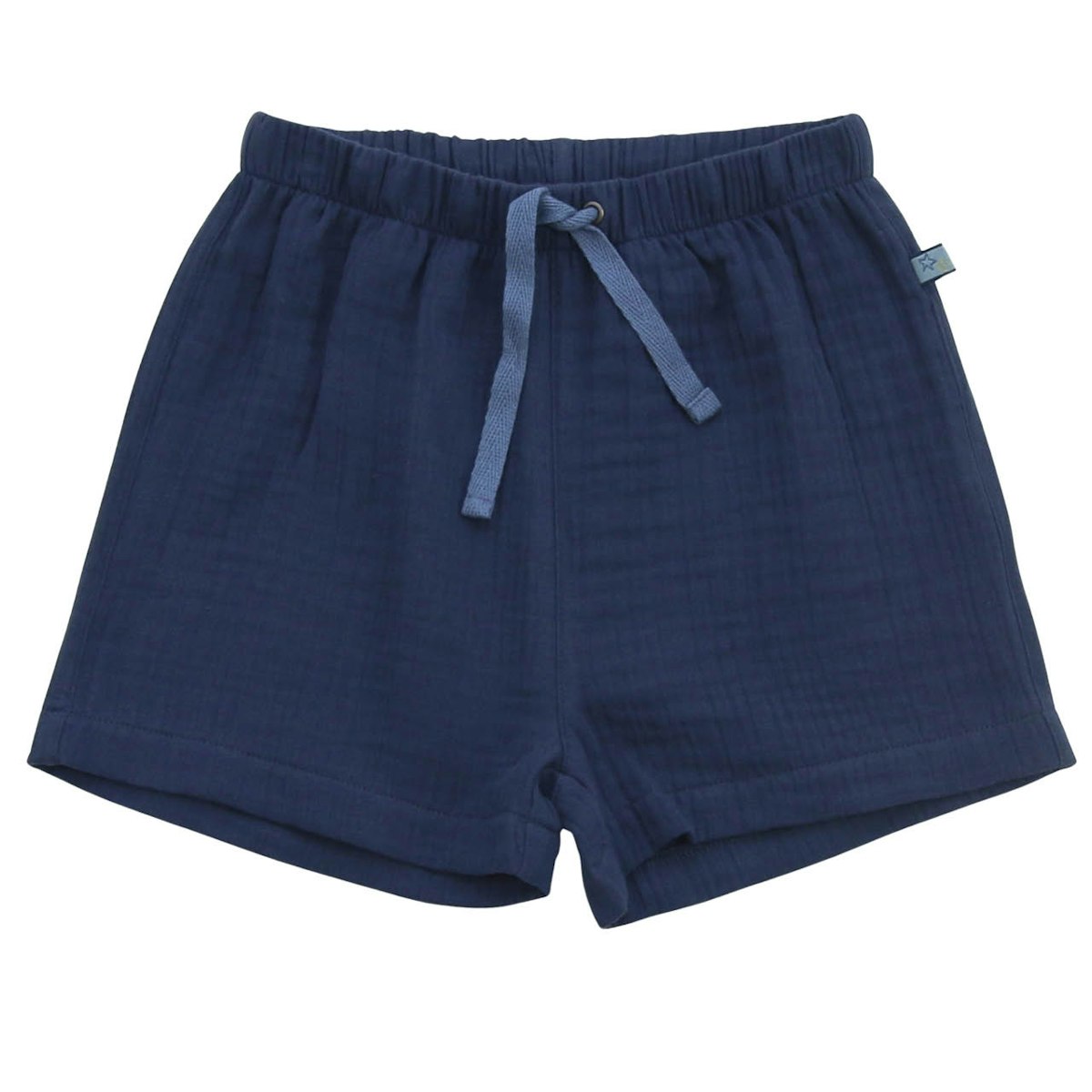 Kurze leichte Musselin Shorts dunkelblau 146/152