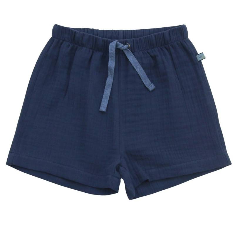Kurze leichte Musselin Shorts dunkelblau 146/152
