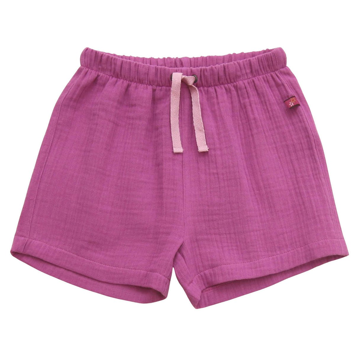 Kurze leichte Musselin Shorts magenta 134
