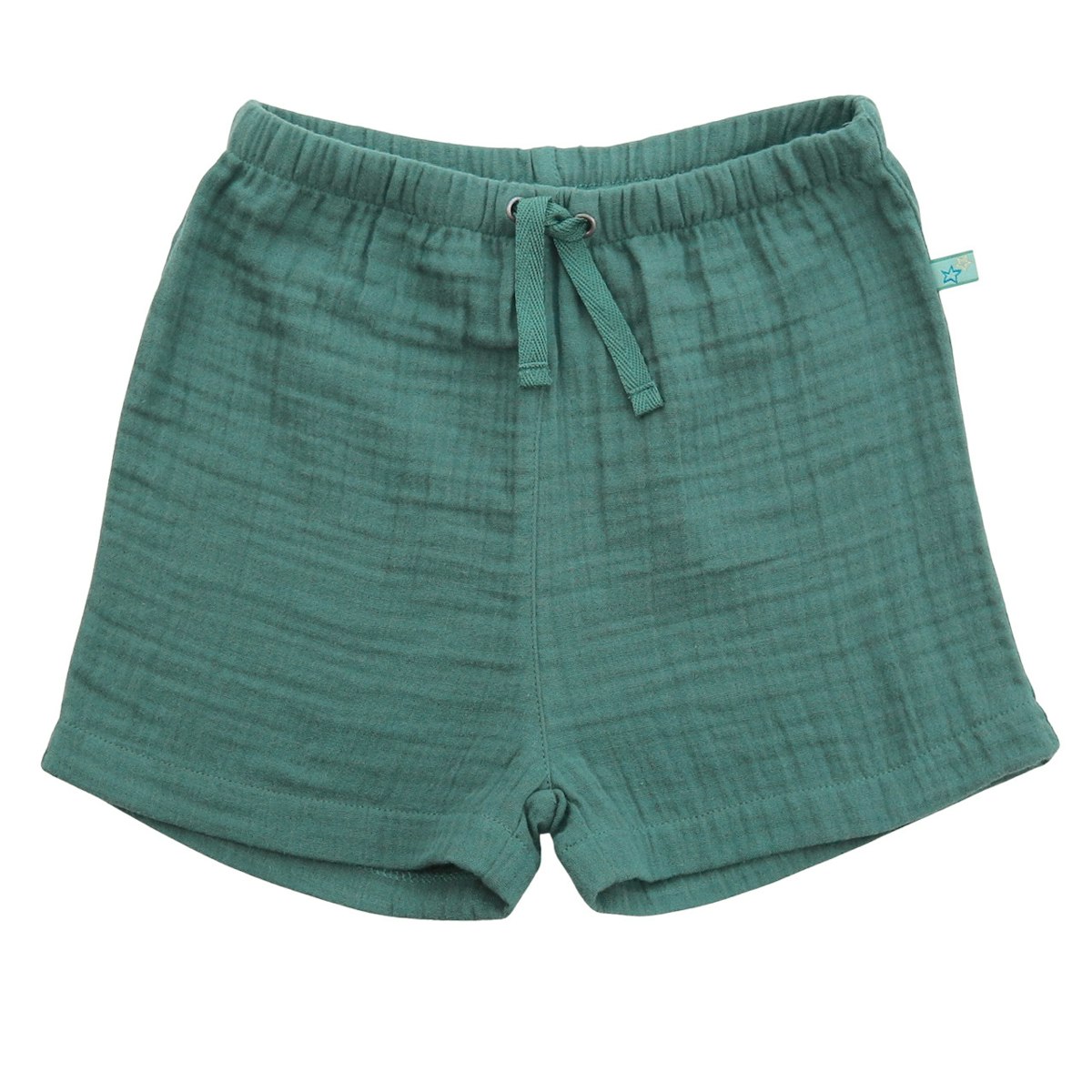 Kurze leichte Musselin Shorts petrol 122/128