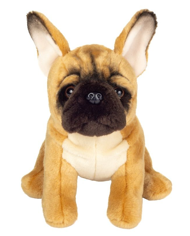 Kuscheltier BULLDOGGE handgefertigt 27cm Kuscheltiere