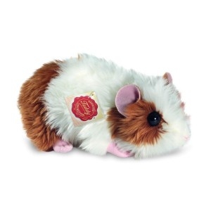 Kuscheltier MEERSCHWEINCHEN gold/weiß handgefertigt 18 cm Kuscheltiere