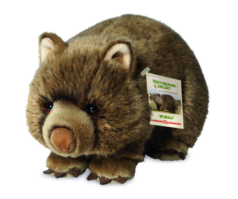 Kuscheltier WOMBAT handgefertigt 26cm Kuscheltiere