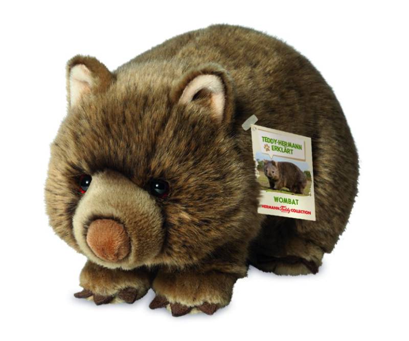 Kuscheltier WOMBAT handgefertigt 26cm Kuscheltiere Kuscheltier WOMBAT handgefertigt 26cm Kuscheltiere
