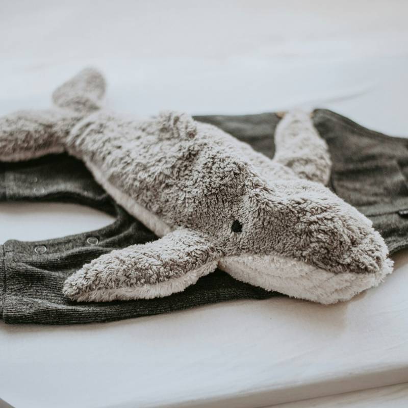 Kuscheltier & Wärmekissen Wal klein 38 cm